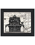 Y'ALL BLESSED FARMHOUSE Black Framed Print Wall Art