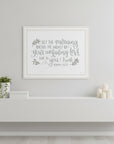 Your Unfailing Love Black Framed Print Wall Art