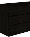 Two Piece Black Bedroom Set