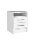 Two Piece White Bedroom Set