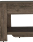40" Dark Brown Storage Bench with Flip Top