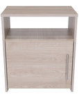 23" Gray Wood Nightstand