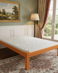 Yellow Solid Wood Full Bed Frame