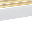 White Solid Wood Full Bed Frame
