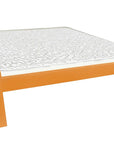 Yellow Solid Wood Queen Bed Frame