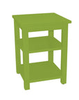28" Green Solid Wood Nightstand