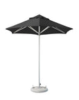 9' Black Polyester Round Market Patio Umbrella