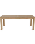 47" Natural Solid Wood Outdoor Coffee Table