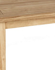 47" Natural Solid Wood Outdoor Coffee Table