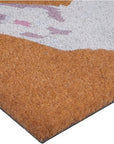 24" X 36" Natural Black and White Coir Chihuahua Hello Outdoor Door Mat
