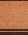 24" X 36" Natural and Black Coir Geometric Outdoor Door Mat