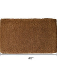 30" X 48" Brown Coir Outdoor Door Mat