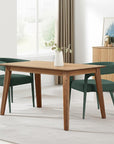 Set of Two Green Upholstered Linen Open Back Dining Side Chairs