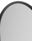 71" Natural Solid Wood Arch Freestanding Framed Full Length Mirror