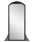 67" Black Solid Wood Framed Full Length Mirror