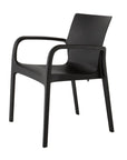 Set of Two Baby Blue Heavy Duty Plastic Outdoor Stacking Dining Chairs
