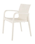 Set of Two Baby Blue Heavy Duty Plastic Outdoor Stacking Dining Chairs