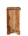 30" Natural Solid Wood Three Drawers Filing Cabinet