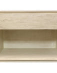 24" Natural Solid Wood One Drawer Nightstand