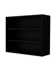 36" Black Wood Wall Mounted Floating Shelf
