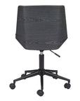 Brown Adjustable Height Rolling Office Chair