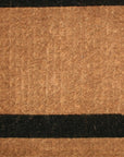 24" X 48" Brown and Black Coir Outdoor Door Mat