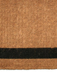24" X 48" Brown and Black Coir Outdoor Door Mat