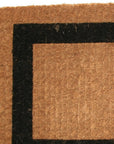 36" X 60" Brown and Black Coir Outdoor Door Mat