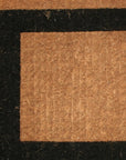 36" X 60" Brown and Black Coir Outdoor Door Mat