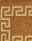 36" X 60" Brown Coir Greek Key Outdoor Door Mat