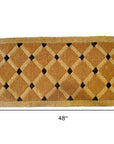 24" X 48" Brown Coir Outdoor Door Mat