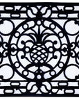 30" X 48" Black Rubber Pineapple Outdoor Door Mat