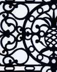 30" X 48" Black Rubber Pineapple Outdoor Door Mat