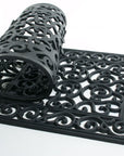 24" X 48" Black Rubber Outdoor Door Mat