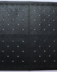 Set Of Four Square Interlocking Black Rubber Indoor Outdoor Mats