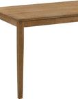 Five Piece Oak Solid Wood Dining Set with Four Chairs