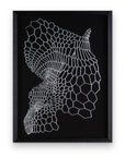 Wild Badlands Black Shadowbox Textual Art Wall Art