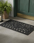 9" X 30" Black Rubber Dog Outdoor Door Mat