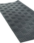 9" X 30" Black Rubber Outdoor Door Mat