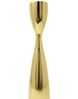 10" Gold Stainless Steel Tabletop Taper Candlestick