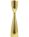 10" Gold Stainless Steel Tabletop Taper Candlestick