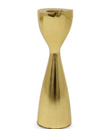6" Gold Stainless Steel Tabletop Taper Candlestick