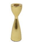 6" Gold Stainless Steel Tabletop Taper Candlestick