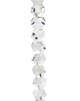 11" Gold Abstract Crystal Tabletop Wedding Taper Candlestick