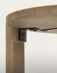 48" Natural Solid Wood Oval Coffee Table