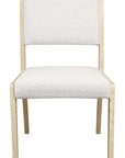 Five Piece Natural Round Solid Wood Dining Set with Four Chairs