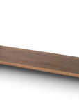 67" Brown Solid Wood Solid Console Table With Shelf