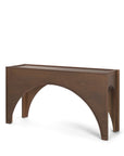 55" Brown Wood Console Table