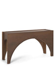 55" Brown Wood Console Table