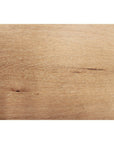 60" Natural and Black Solid Wood and Metal Trestle Executive Desk